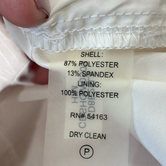 Calvin Klein V-Neck Tulip Sleeve Red and Orange Floral dress NEW Size 2 - Picture 12 of 13